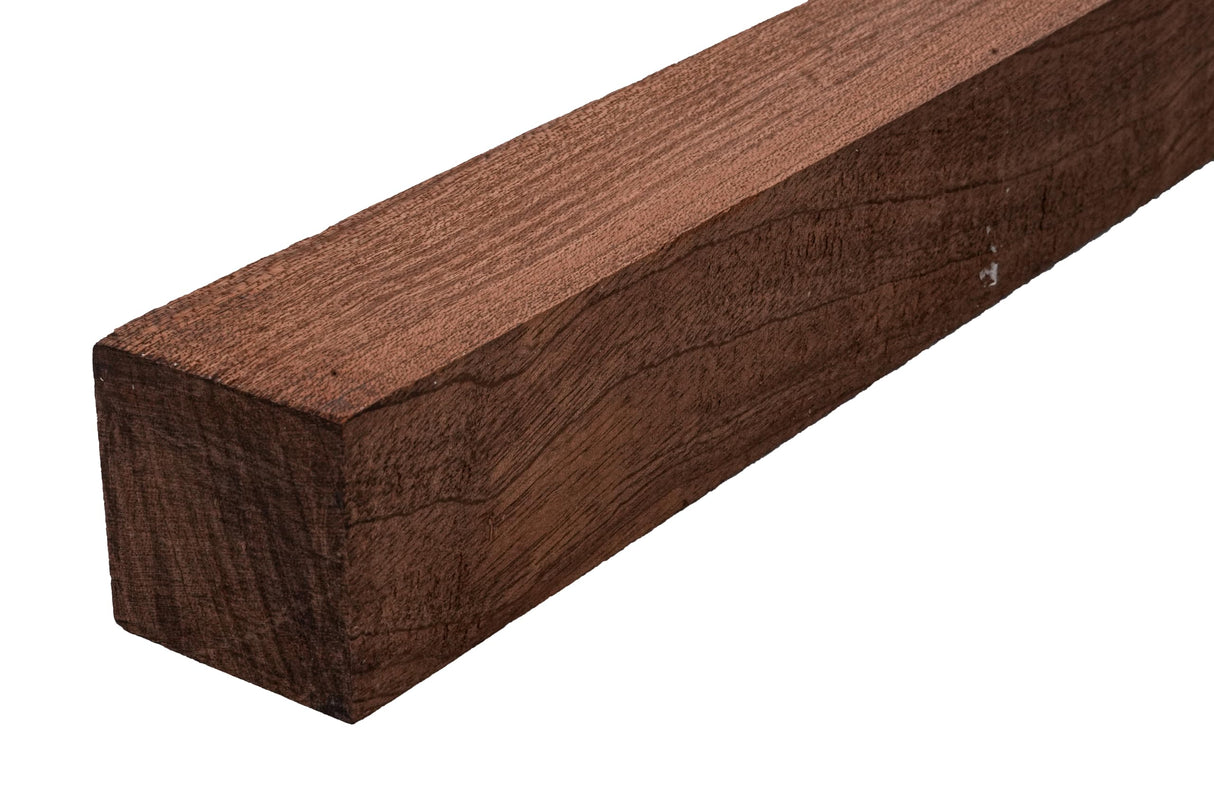 Exotic Wood Zone Raw Lumber Turning Blanks - Kiln-Dried Exotic Hardwood Wood Turning Blank for Eco-Friendly Woodturning, Wood Lathe, and DIY Projects Sapele 2-1/2" x 2-1/2" x 12" Exotic Wood Zone