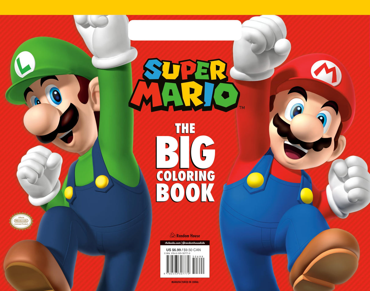 Super Mario: The Big Coloring Book (Nintendo®) Random House Books for Young Readers