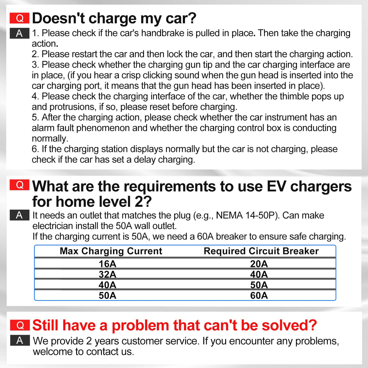 SubSun Universal Portable Level 2 EV Charger 50Amp 240V Electric Car Charger for All North American EVs Includes J1772 and Tesla, 33FT EV Charging Cable with NEMA 14-50 Plug (with Tesla Adapter) SubSun