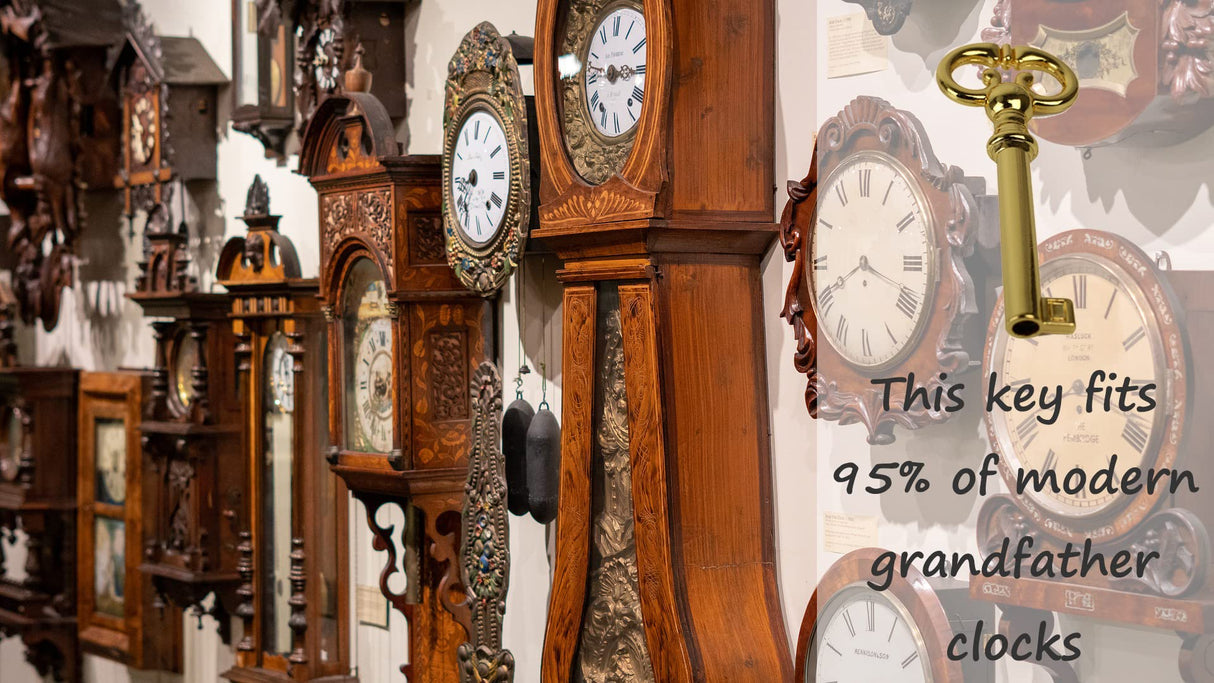 Grandfather Clock Door Key Works with Most Clocks Made Before 2004,for Ridgeway, Sligh, Emporer, Pearl, Seth Thomas, Trend JIOTAR