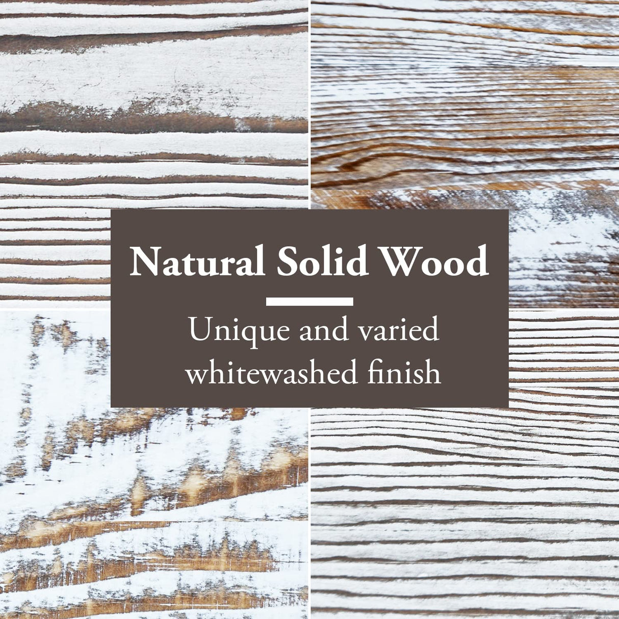 MyGift Whitewashed Wood Cupcake Stands, Decorative Dessert or Appetizer Risers, Wooden Nesting Storage Crates, Set of 4 MyGift