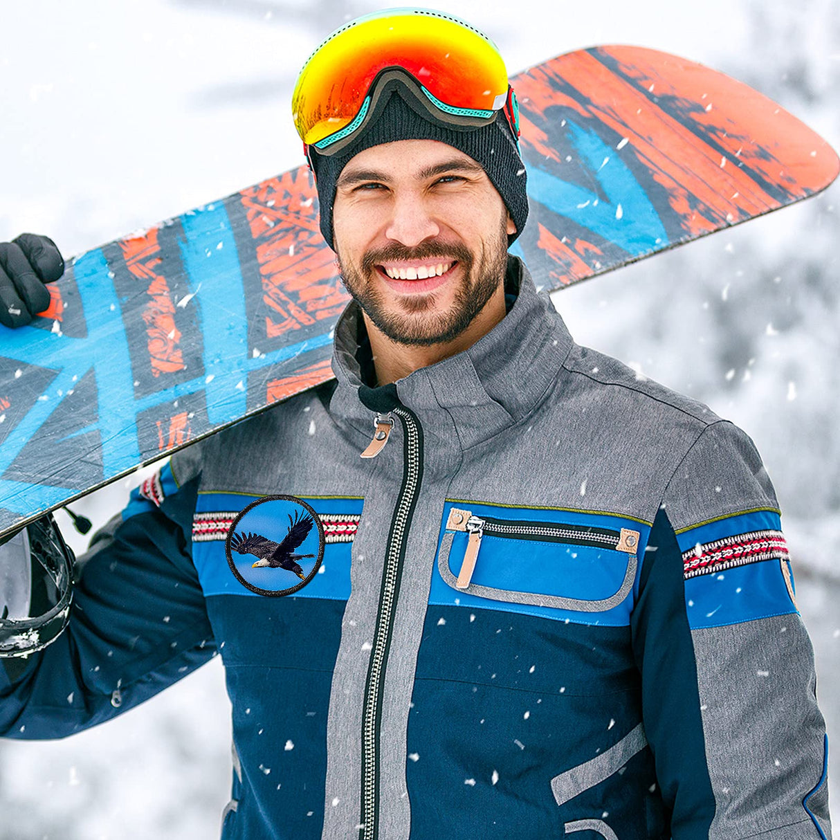 40 Pieces Sublimation Patch Round Blank Patch Fabric Iron-on Blank Patch Heat Transfer Repair Patch Sublimation Blank Fabric Repair Patch for Clothes, Hats, Uniforms, Backpacks, Shoes Geosar