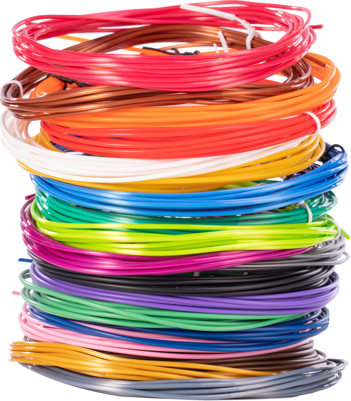 Polymaker 3D Pen Filament Refills 1.75mm PLA, 20 Colors, 10 Feet Each Color PLA Filament 3D Pen Refills, 200 Feet in Total POLYMAKER