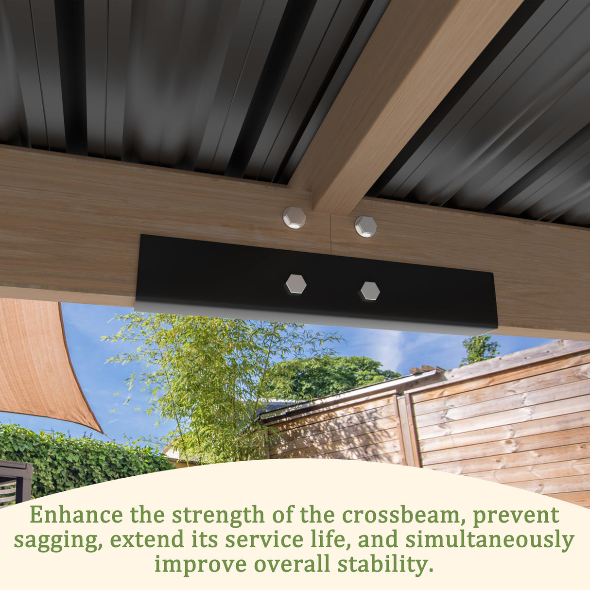 MUPATER 6 x 13 FT Wooden Grill Gazebo with Sloping Metal roof, 2 Full Size Grills, BBQ Canopy for Outdoor Patio, Lawn, Garden MUPATER