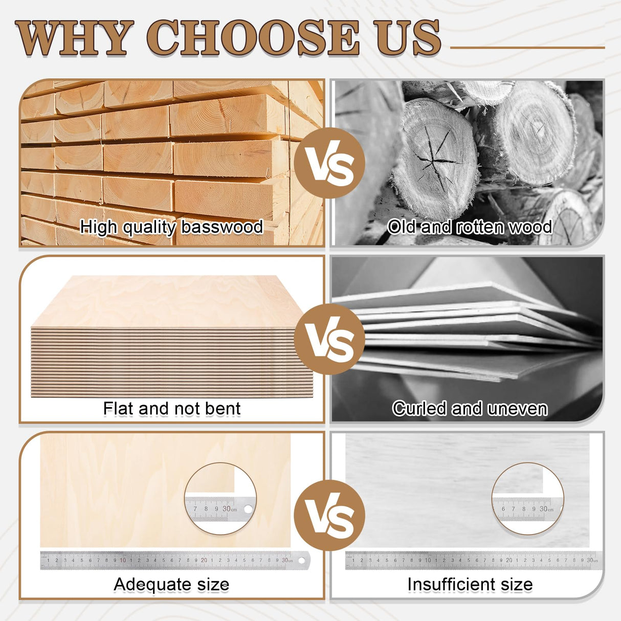 MITINU 40 Pack Basswood Sheets for Crafts,12"x12"x1/8" 3mm Thick Plywood Sheets with Smooth Surfaces-Unfinished Squares Wood Boards for Laser Cutting, Wood Burning, Architectural Models, Staining MITINU