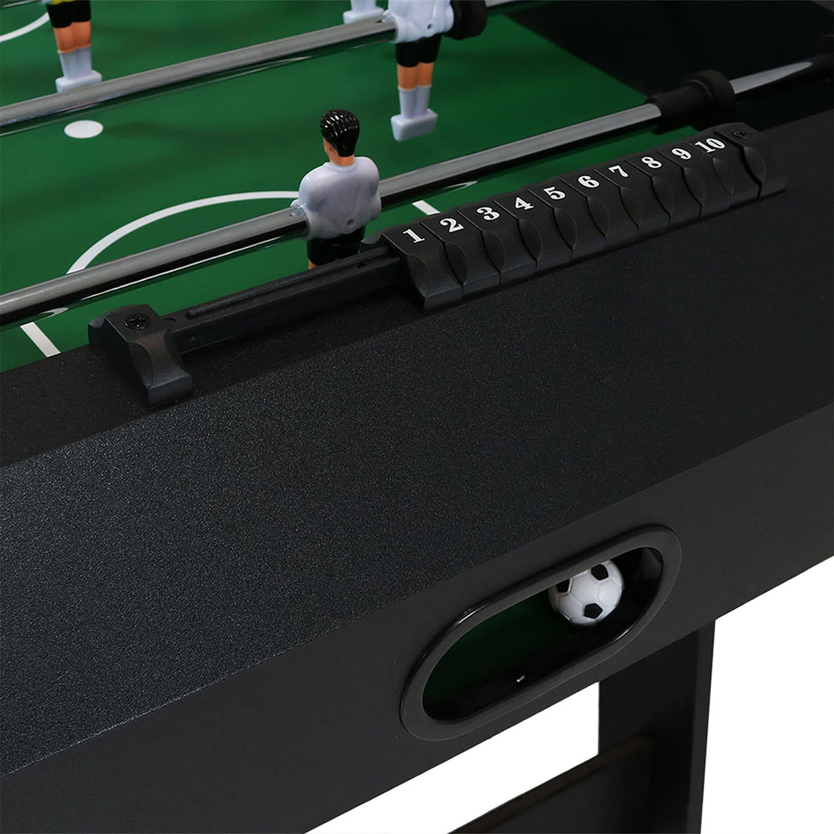 Sunnydaze 48-Inch Indoor Folding Foosball Table - Hollow Metal Rods - Space Saving Design Sunnydaze