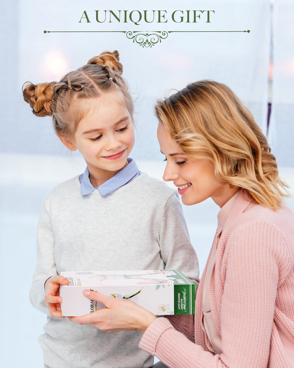 ROBOTIME 3D Puzzle Flower White Camellia AF011 with Stand, Craft Kits for Adults Artificial Flower Kit, Botanical Craft Gifts for Women ROBOTIME