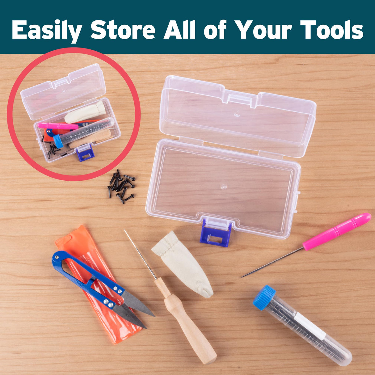 DIY Needle Felting Kit w Case- Animal Foodie Friends- Make 8 Adorable Designs- Starter Kit Includes Mat, Wool Felt Tools, Needles, Instructions- Homemade Arts & Crafts Gift, Kids & Teen Party Activity Idiy