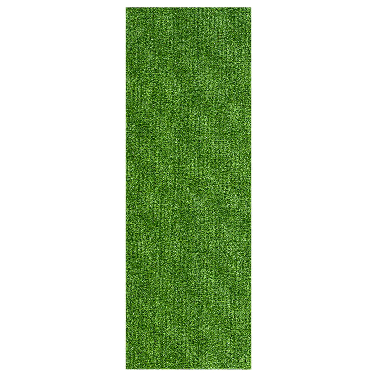 Ottomanson Artificial Grass Outdoor Runner Rug 2'7" x 10' – Waterproof Astro Turf with Drainage Holes – Patio & Lawn Decoration, Easy-Clean Dog Grass Mat Ottomanson