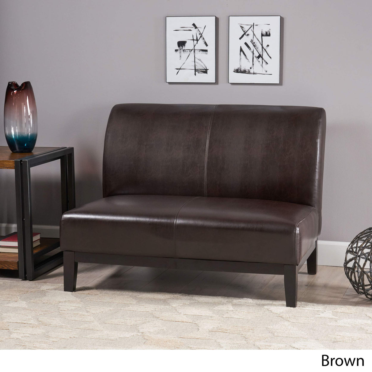 Christopher Knight Home Darcy Loveseat, Brown Christopher Knight Home