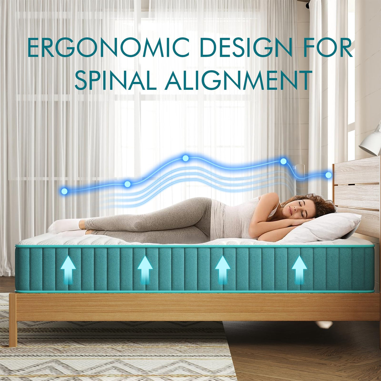 Swbvs Firm Full Mattress, 14 Inch Cooling-Gel Memory Foam & Pocket Spring Hybrid Mattress,Firm Feel,Full Bed Mattresses in a Box, CertiPUR-US Certified Swbvs