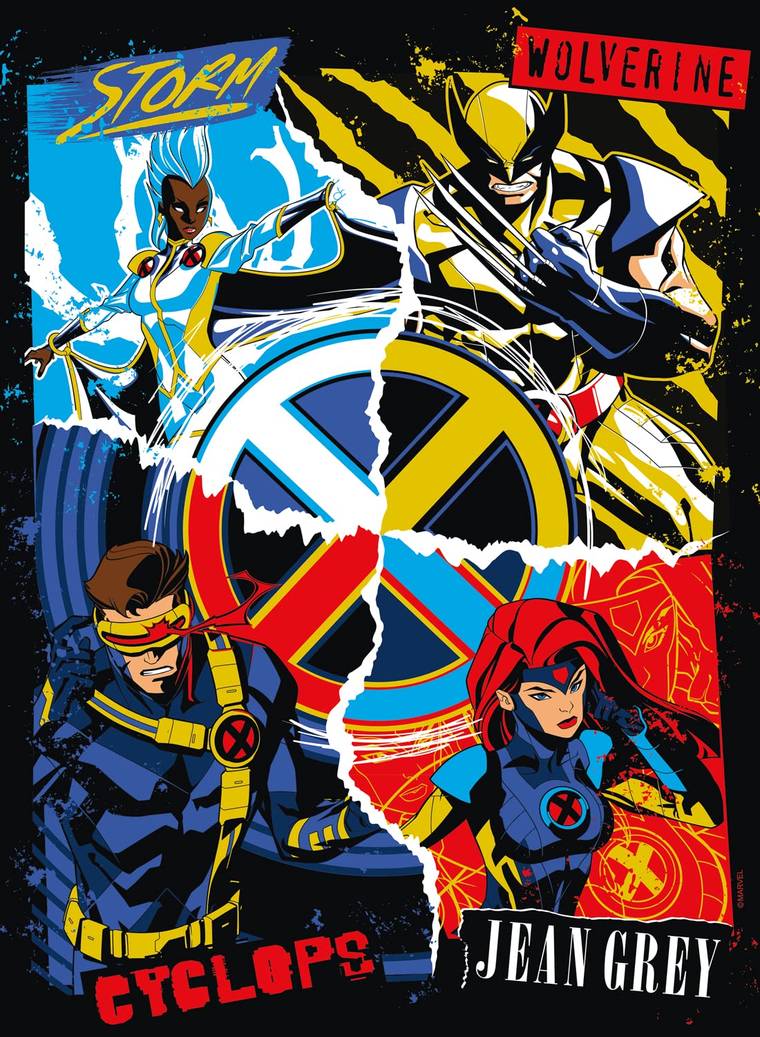 Buffalo Games - Marvel - X-Men - 100 Piece Jigsaw Puzzle for Families -Challenging Puzzle Perfect for Game Nights - Finished Size is 15.00 x 11.00 Buffalo Games