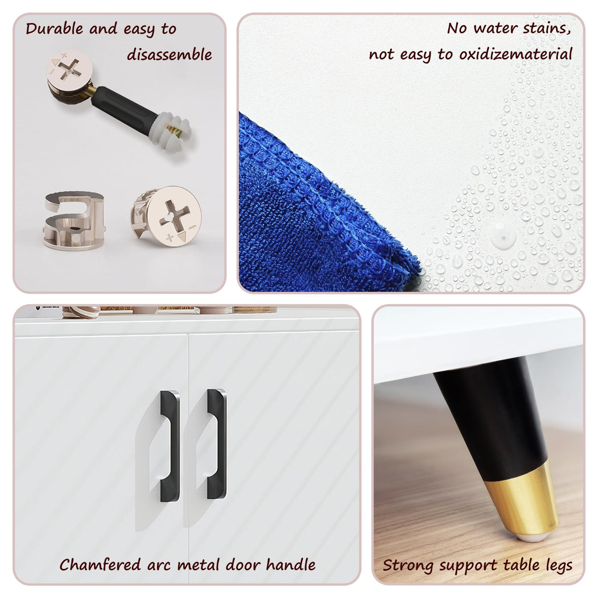 Sosiuel,Cat Litter Box Enclosure, Hidden Cat Litter Box Furniture,Enclosed Boxes, Fit Most of Litter Box,Pet House Side Coffee Table,Cat House,White and Black (White) Sosiuel