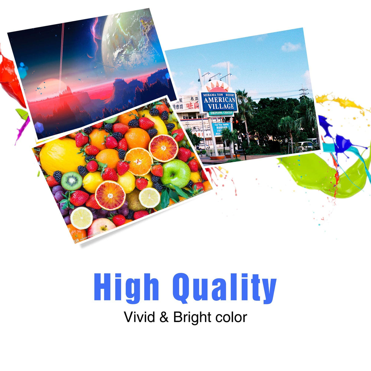 JETSIR 4 Color Ink Refill kit for HP 950 951 932 933 60 61 952 902 901 62 63 21 22 920 940 934 564 711 970 971 94 95 96 Ink Cartridge (2 Black 1 Cyan 1 Magenta 1 Yellow) 100ML x5 Bottle with Syringe JETSIR