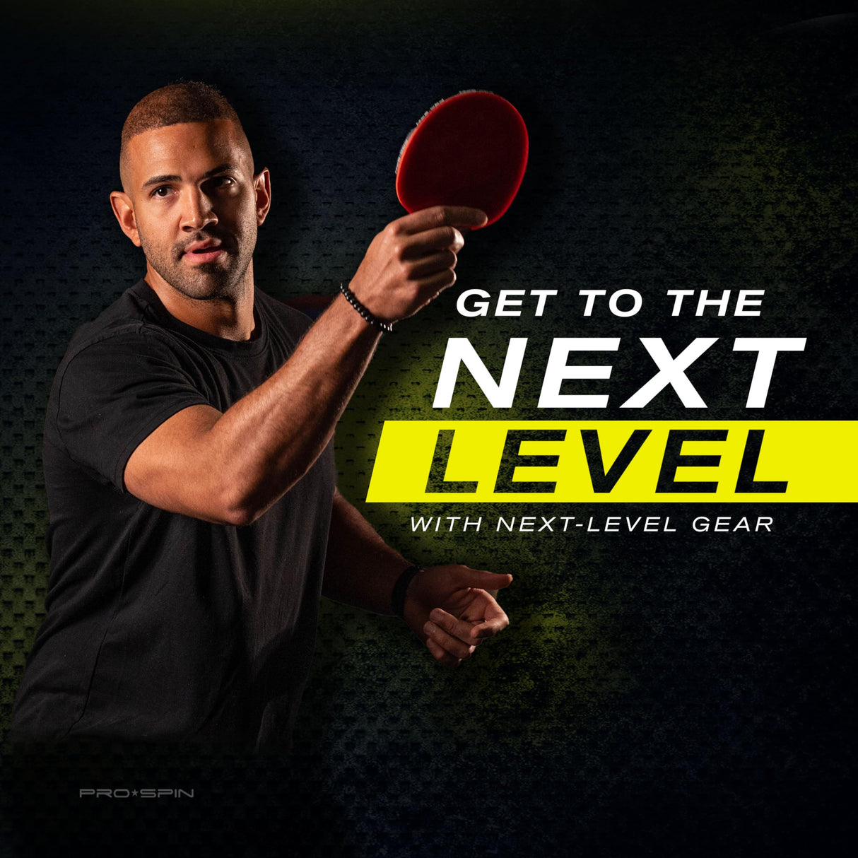 PRO SPIN Ping Pong Paddles - Professional Level Table Tennis Rackets with Carbon Fiber for Superior Control | 7-Ply Blade, Premium Rubber, 2.0mm Sponge | Includes Protector Case (Blue (1-Pack)) PRO SPIN