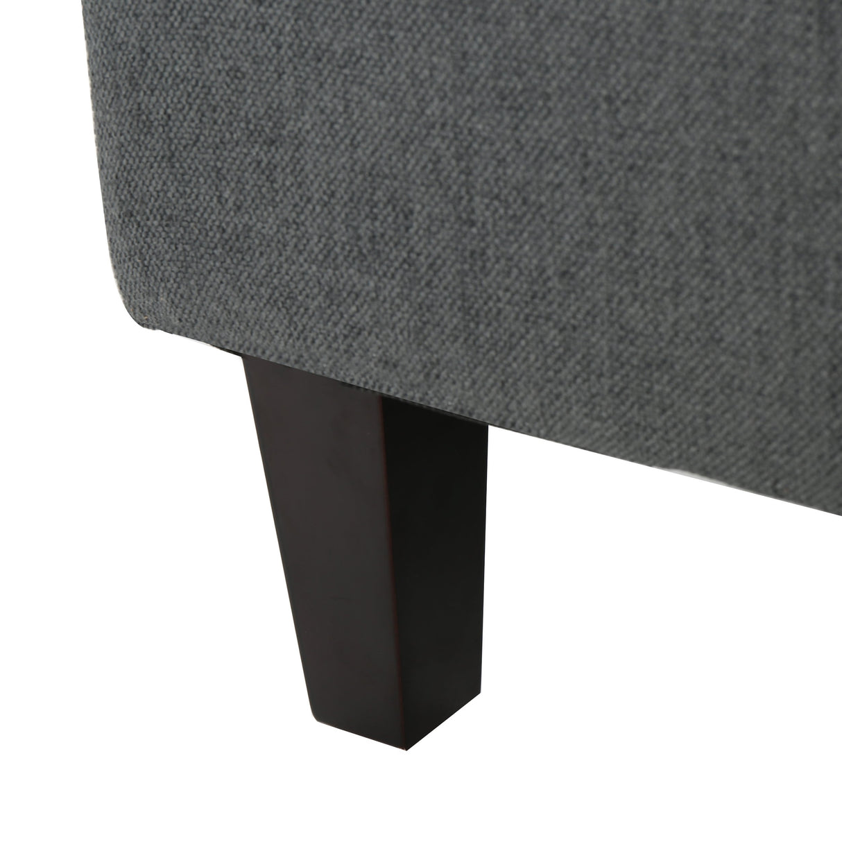 GDFStudio Christopher Knight Home Tovah Fabric Storage Loveseat, Charcoal GDFStudio