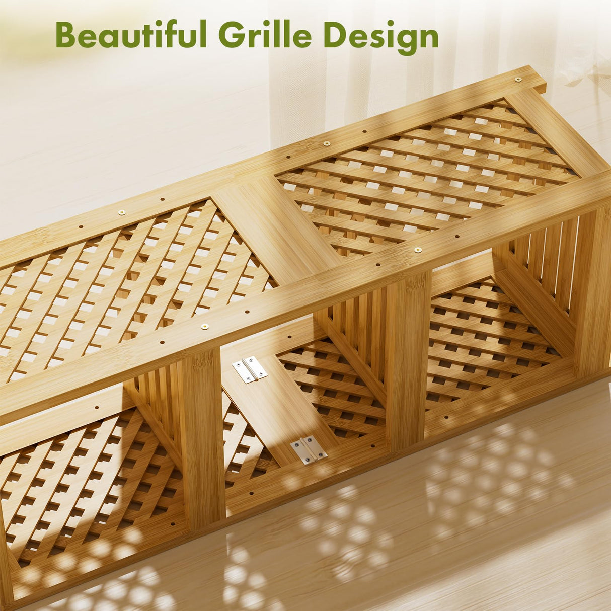 Amazer 3-Tier Bamboo Book Shelf, 32 Inches Tall Standing Bookshelf – Space-Saving, Adjustable Storage Shelves, Bookcase for Home, Office, Bedroom and Living Room Amazer