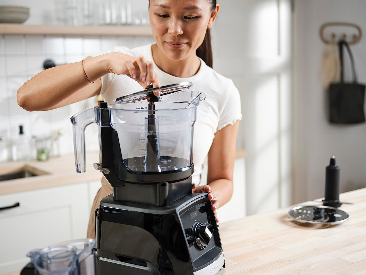Vitamix 12-Cup Food Processor Attachment with SELF-DETECT™, Compatible with Ascent and Venturist Series, Black Vitamix