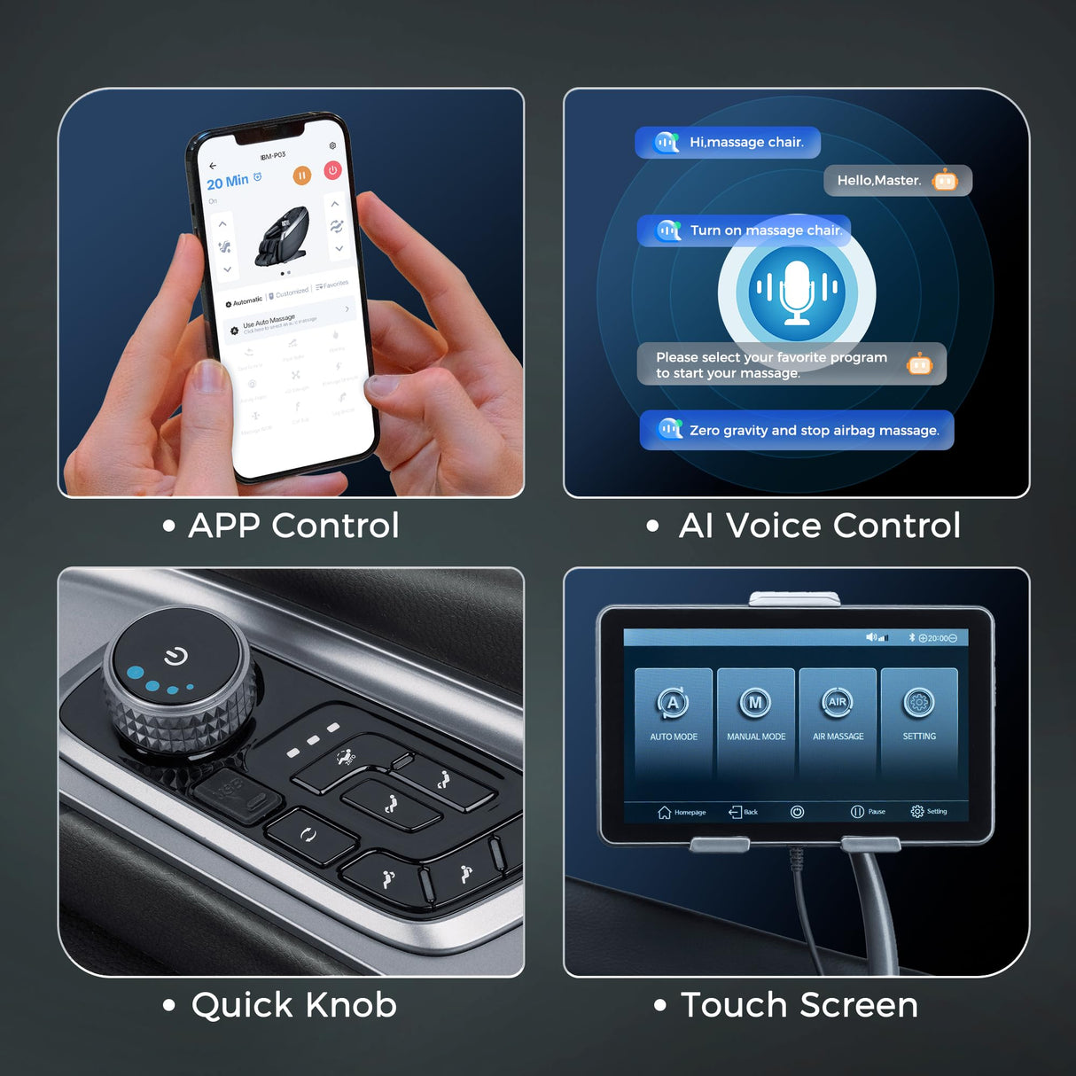 iBooMas 4D Massage Chair, Zero Gravity Massage Chair Full Body with 24 Modes,Automatic Footrest Extension,Sleep Mode,Shoulder Waist and Instep Heat,APP Control,Foot Roller,IBM-P03(Black) iBooMas