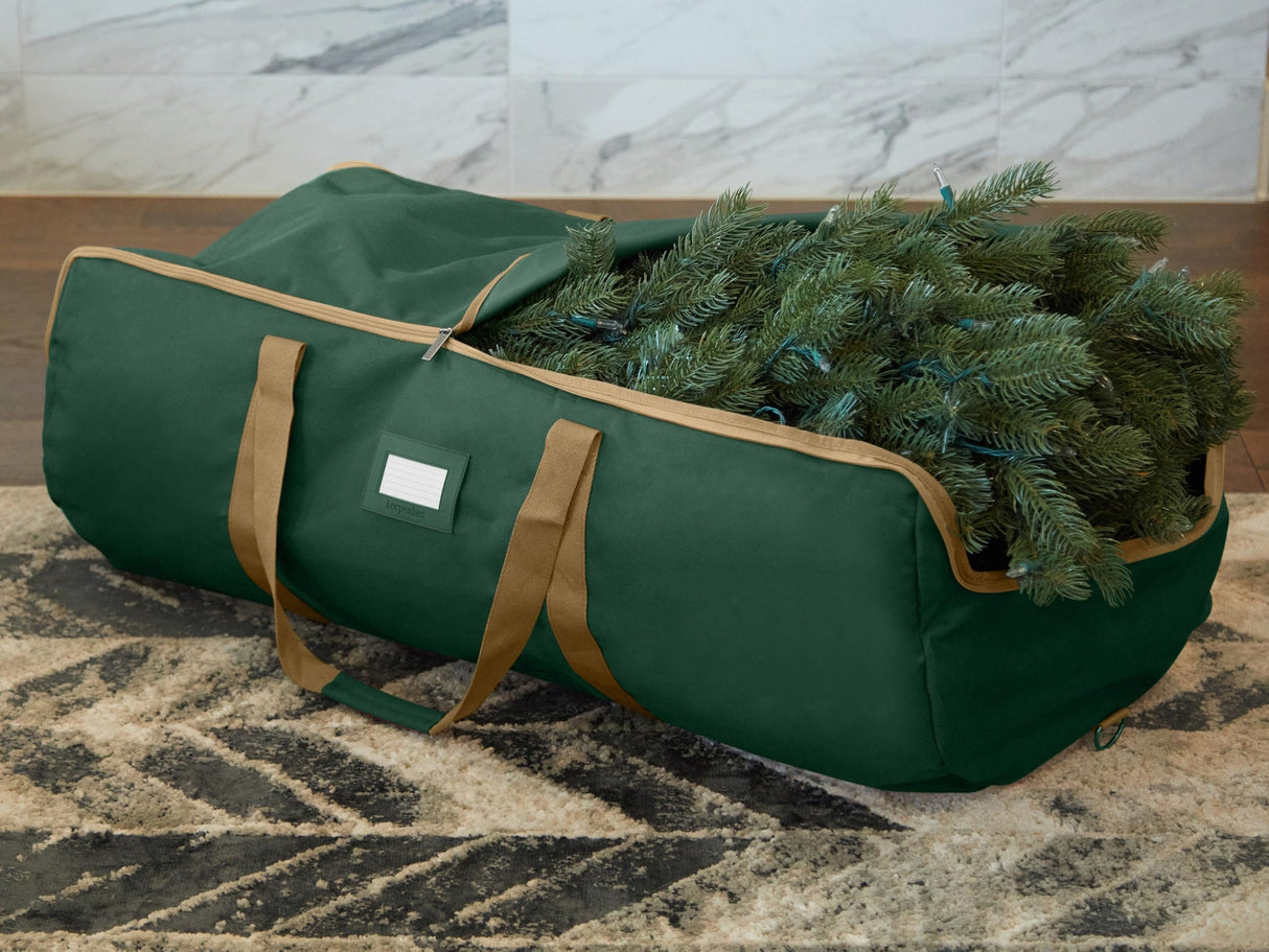 Covermates Keepsakes Garland Duffle Bag - Durable Polyester, Reinforced Handles, Fits up to 25 Foot Garland Depending on Thickness - Holiday Storage, Green Covermates