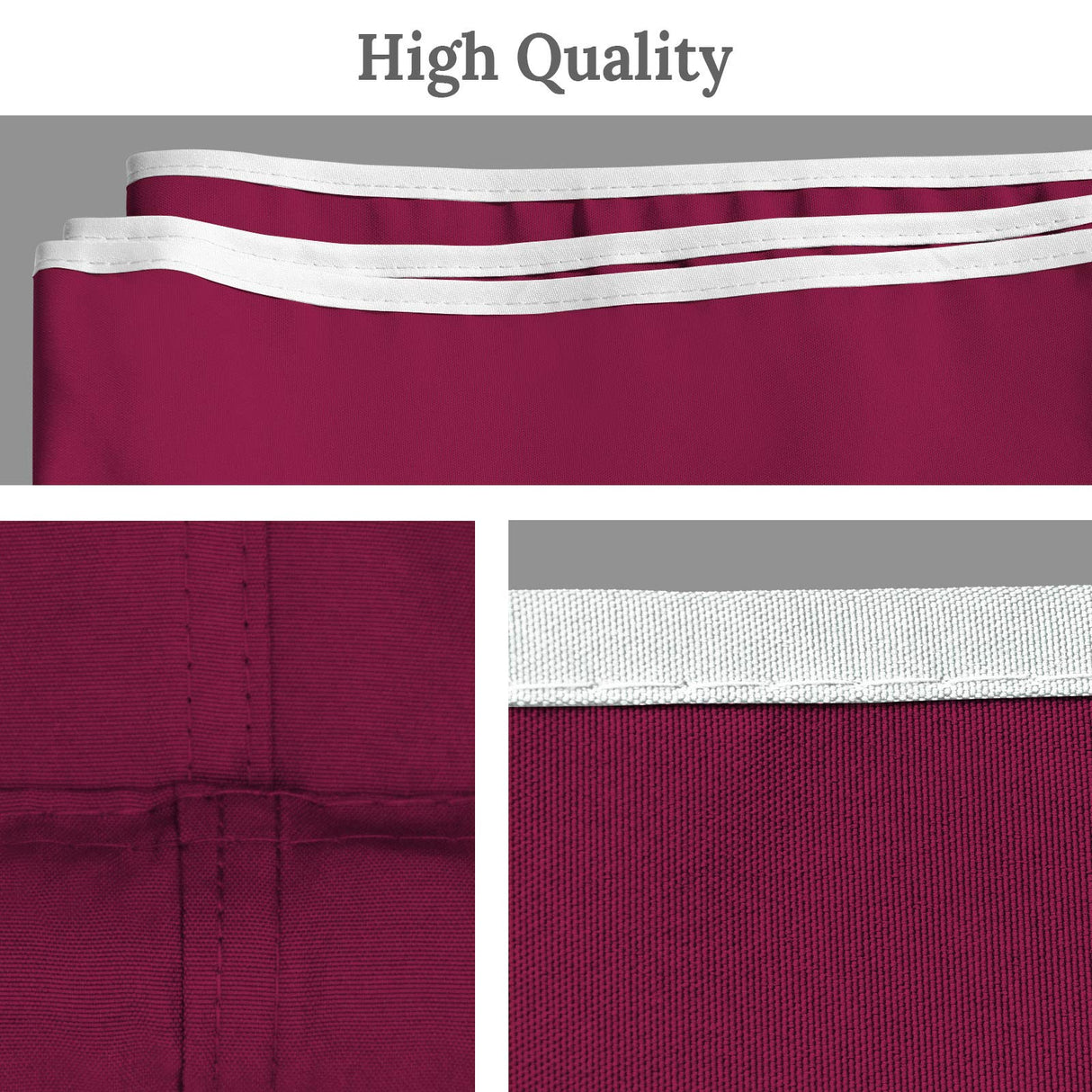 BenefitUSA Universal Replacement Top Pergola Structure (18' L x 8.2' W) Gazebo Canopy Cover Only(Purple) BenefitUSA