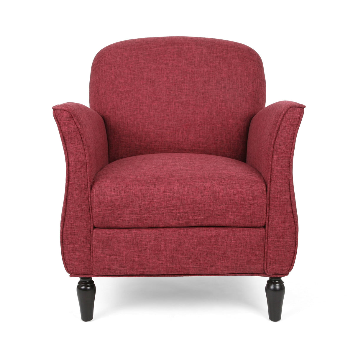 Christopher Knight Home Crew Traditional Tweed Armchair, Cranberry, Gray Christopher Knight Home