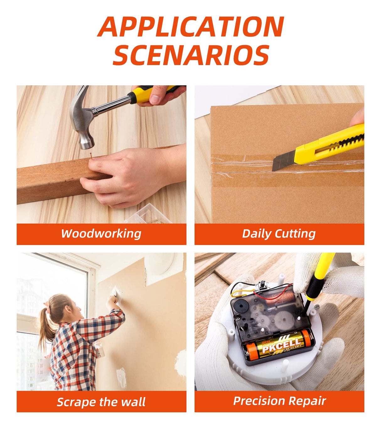 DIFFLIFE 136 Piece Tool Set,General Household Hand Tool Kit with Plastic Toolbox Storage Case-136 Piece… DIFFLIFE