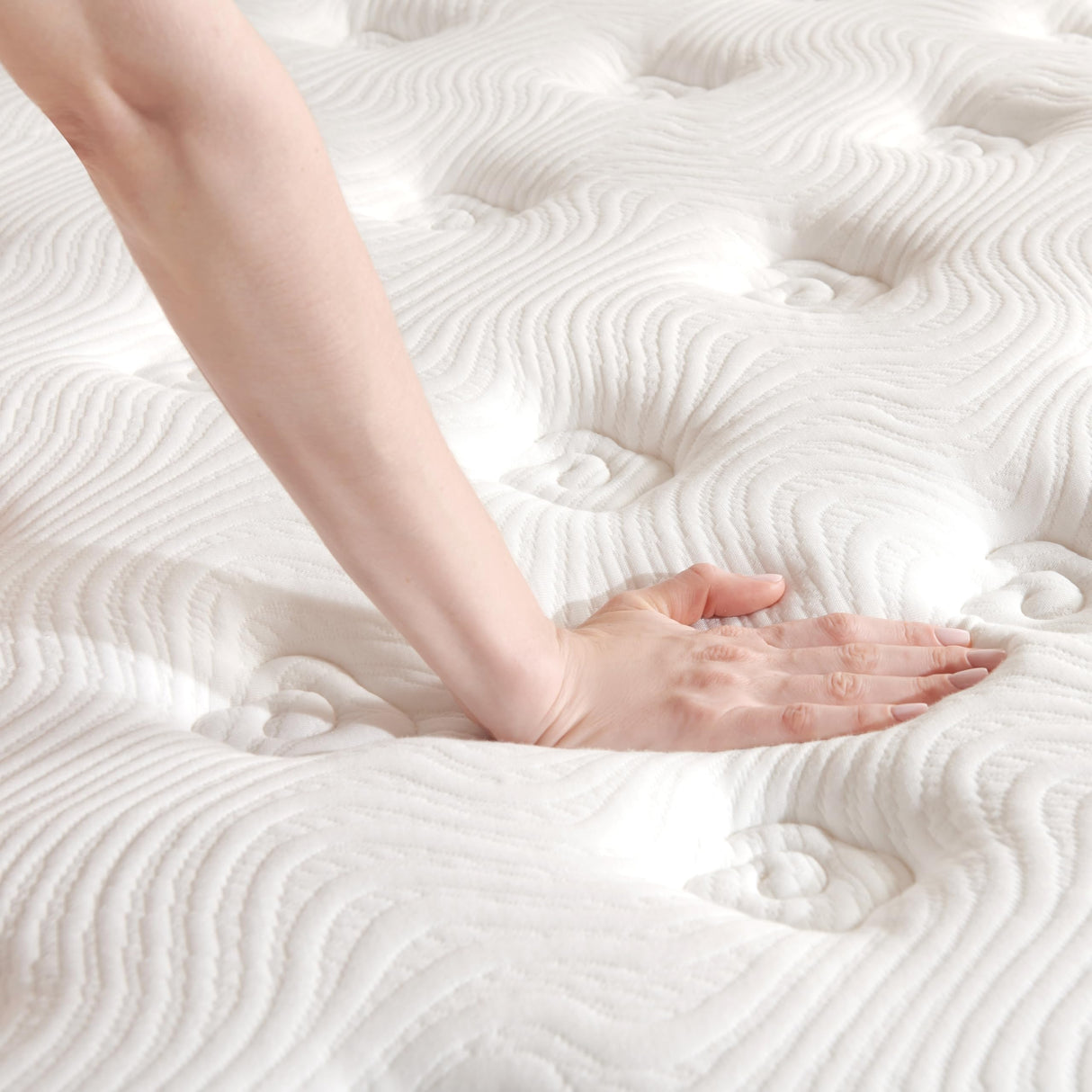 Twin Mattress, 10 Inch Twin Mattress for Kids,Adult,Pocket Springs for Pressure Relief, Motion Isolation CertiPUR-US Certified, Edge Support,Fiberglass Free,Soft Feel but Supportive,365 Night Trial TQX