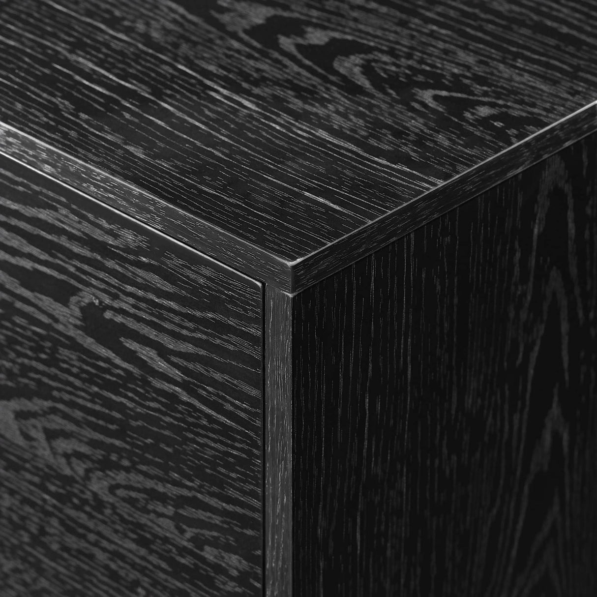 Walker Edison Nora Modern Minimal Open-Shelf Stand for TVs up to 80 Inches, 70 Inch, Black Walker Edison