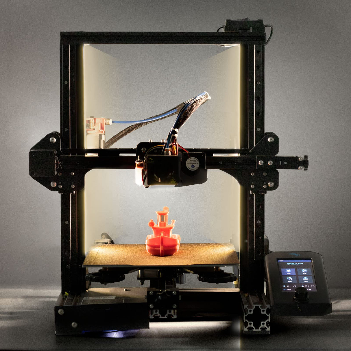 UniTak3D Ender 3 3D Printer LED Light 24V 7.5W Dual Sides Embedded Light Bar Strip Upgrades for Ender 3 V2, Ender 3 Pro,Ender 3 S1,CR6SE, Voxlab Aquila-2020 Profile UniTak3D