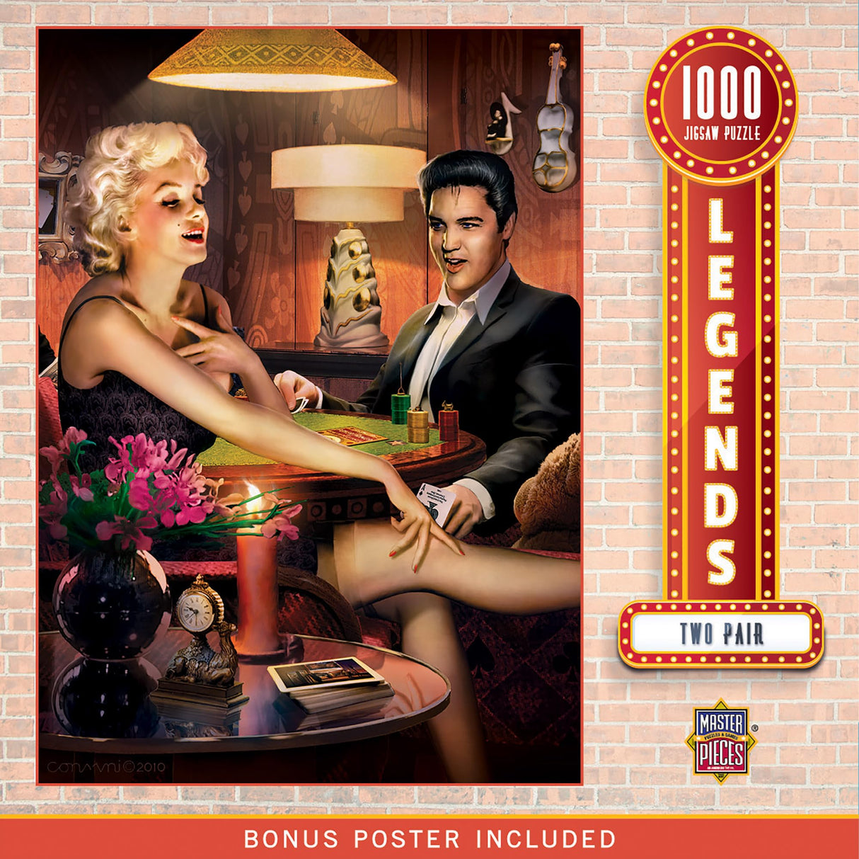 MasterPieces 1000 Piece Jigsaw Puzzle for Adults and Family - Two Pair - 19.25"x26.75" Masterpieces