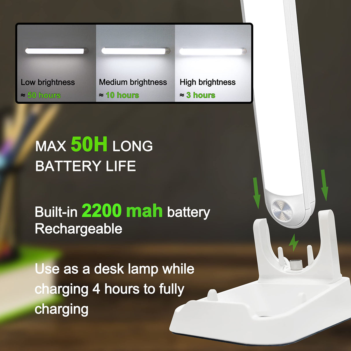 Bunk Bed Lights Dimmable Touch Light Bar Adjustable Color Temperature, Wireless Stick on Lighting for Kids, Wall Reading, Headboard Lamp, Bedroom, Closet, Under Cabinet, 30 LED 2200mAh Rechargeable KAGWON