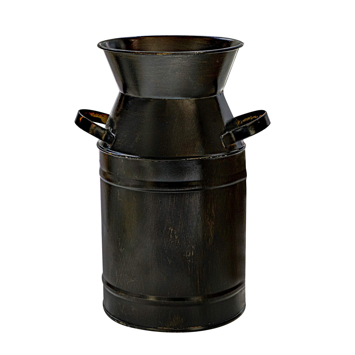 Soyizom 7.5" Tall Galvanized Metal Vase Farmhouse Rustic Decorative Flower Vase Primitive Tin Bucket Country Milk Can Jug for Table Centerpieces, Home Office Cafe Decoration & Wedding Soyizom