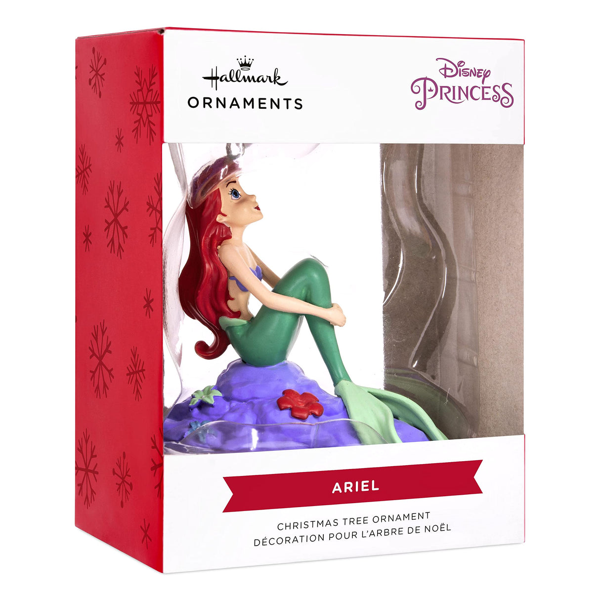 Hallmark Disney The Little Mermaid Ariel on Rock Resin Christmas Ornament Hallmark