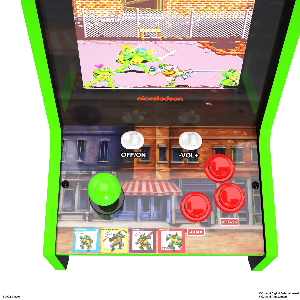 Arcade1UP Teenage Mutant Ninja Turtles Countercade 2 Games in 1 ARCADE1UP