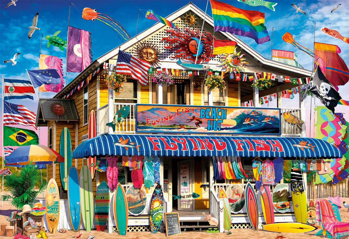 Buffalo Games - Surf Shack - 2000 Piece Jigsaw Puzzle Buffalo Games