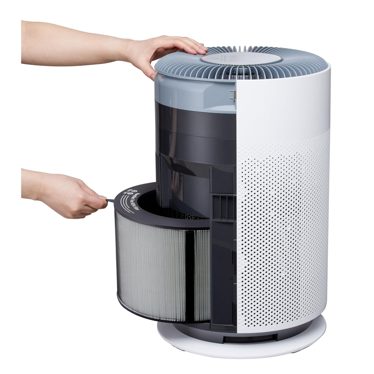 LG PuriCare 360 Air Purifiers for Home, Large and Small Room, Bedroom, Up to 2,059 ft² in 1 Hr with NanoFiber True HEPA Filter, 360 Degrees of Filtration, WiFi, Air Quality Monitor, Low Noise LG