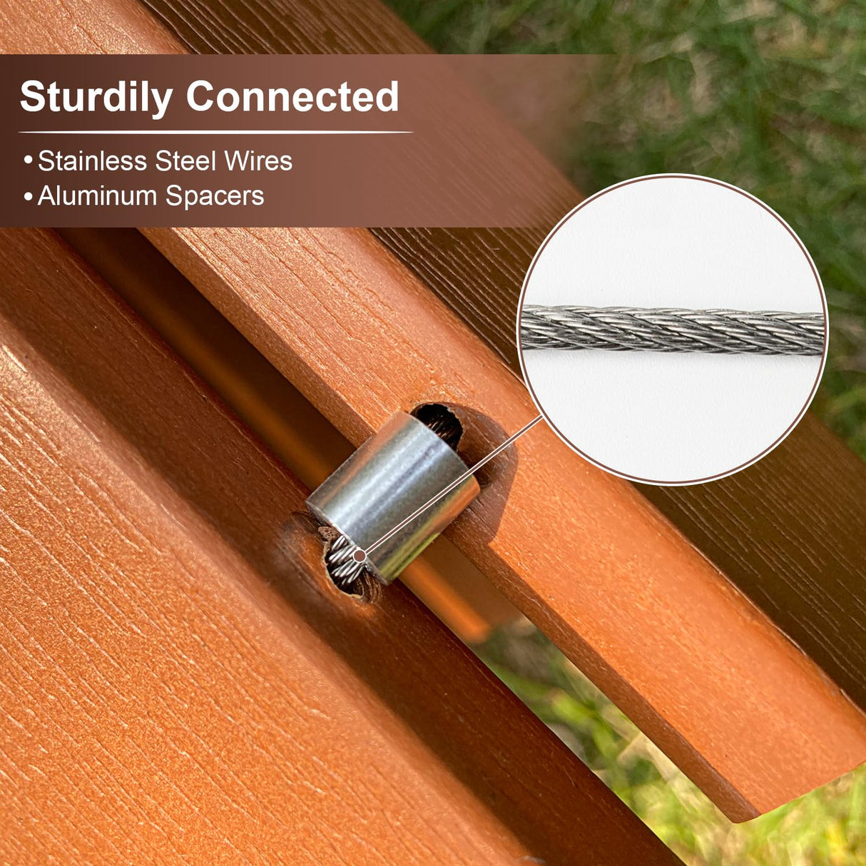 i frmmy Garden Pathway Walkway, PS Wood Outdoor Easy Roll-Out Path, PS Wooden Rollout (8'L x 18" W) i frmmy