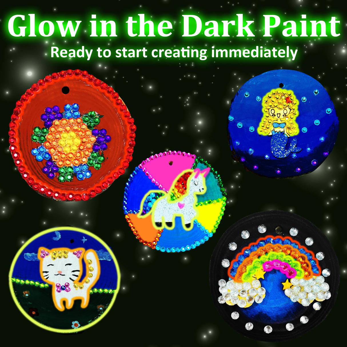 Kids Wooden Art Kit - Wooden Crafts for Kids Ages 5-12, Bracelet Making Kit Toys, Halloween Christmas Birthday Gifts for Girls Boys Teens, Creative Art for 5, 6, 7, 8, 9, 10, 11, 12 Year Old MAGETOYS