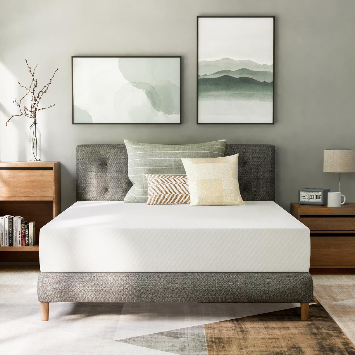 GAESTE 10 Inch Full Cooling Gel Memory Foam Medium Firm Mattress Breathable Pressure Relief CertiPUR-US Certified Mattress-in-a-Box for Kids and Adults No Fiberglass (Full, 10 in) GAESTE