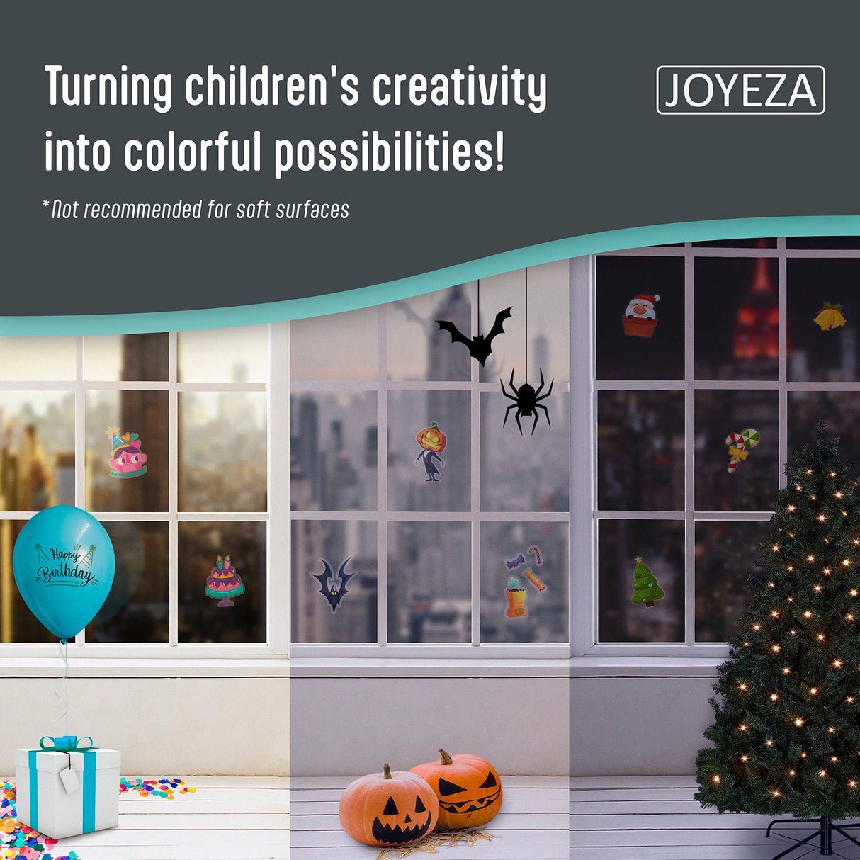 JOYEZA Premium Printable Vinyl Clear Sticker Paper for Inkjet Printer - 25 Sheets Translucent Waterproof, Dries Quickly Vivid Colors, Holds Ink well - Inkjet & Laser Printer JOYEZA