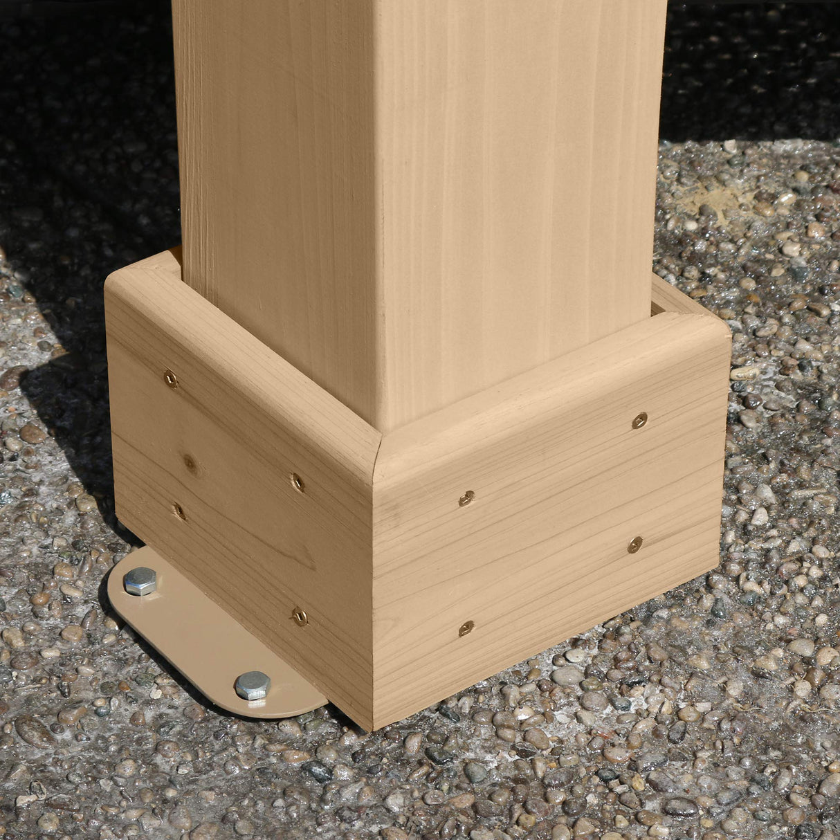 Yardistry 10' x 12' Pergola Brown Yardistry