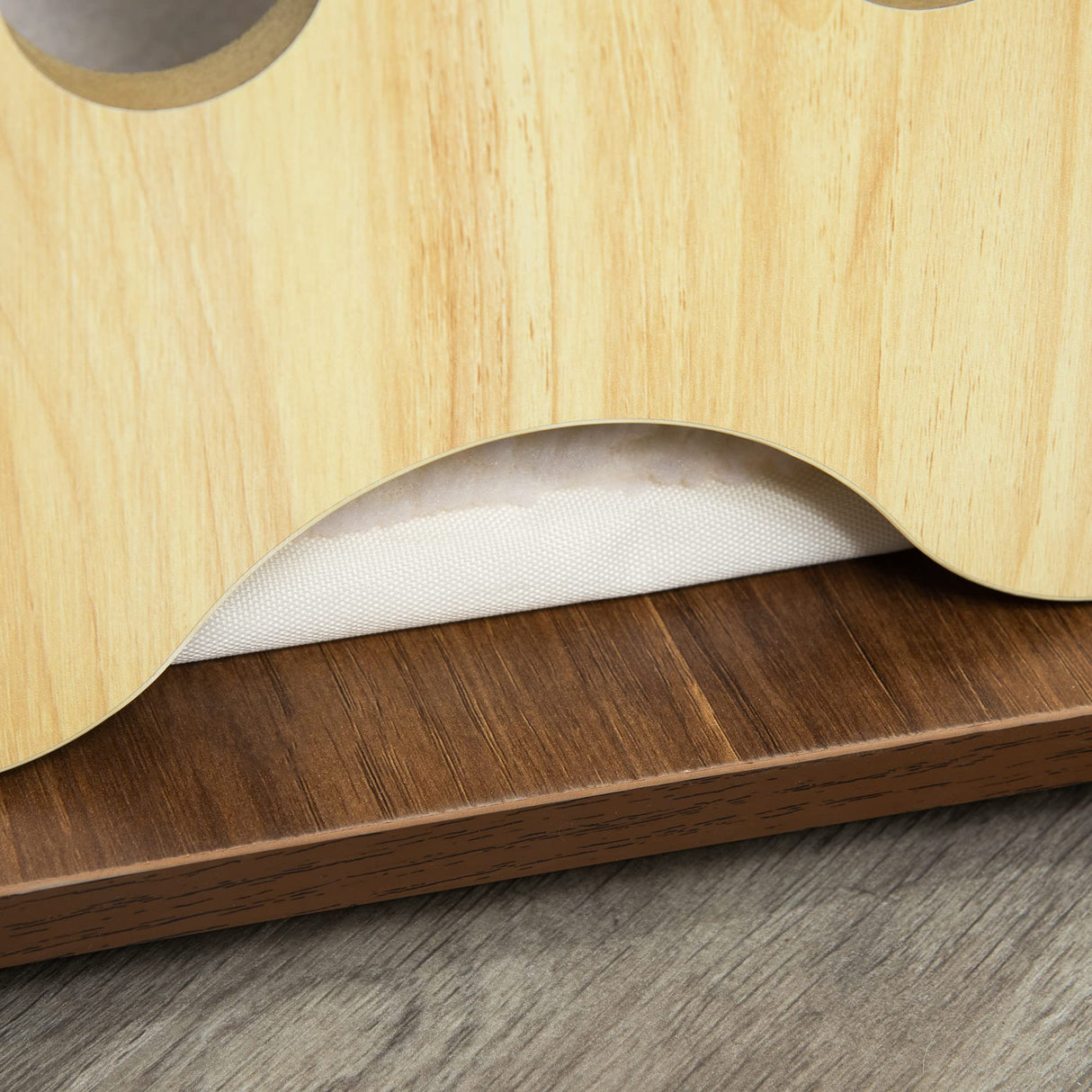 PawHut Furniture Style Dog Crate End Table with Removable Door Panel, Dog Crate Bed with Foam Cushion, Safety Lock, Indoor Use, for Small & Medium Dogs, Brown PawHut