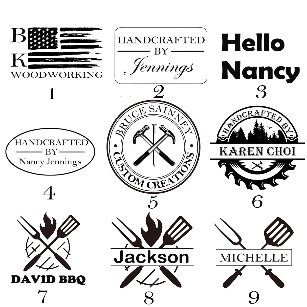 Personalised Electric Wood Branding Iron with Custom Logo Stamp for Wood, Leather, and Baking ZqlDDayUP