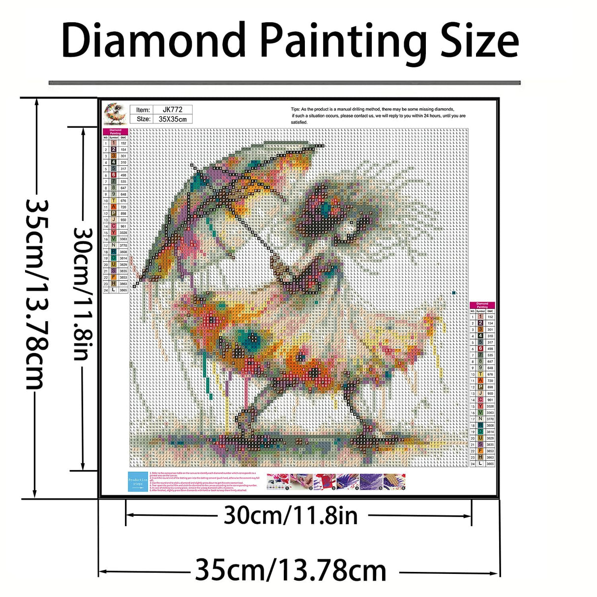 GXGLLPZBY 5D Diamond Painting for Beginners Adults, DIY Little Lass Diamond Art Kits, Round Full Drill White Bird Paint by Diamonds Dot Gem Art Kits, Home Wall Decor 13.78x13.78in GXGLLPZBY