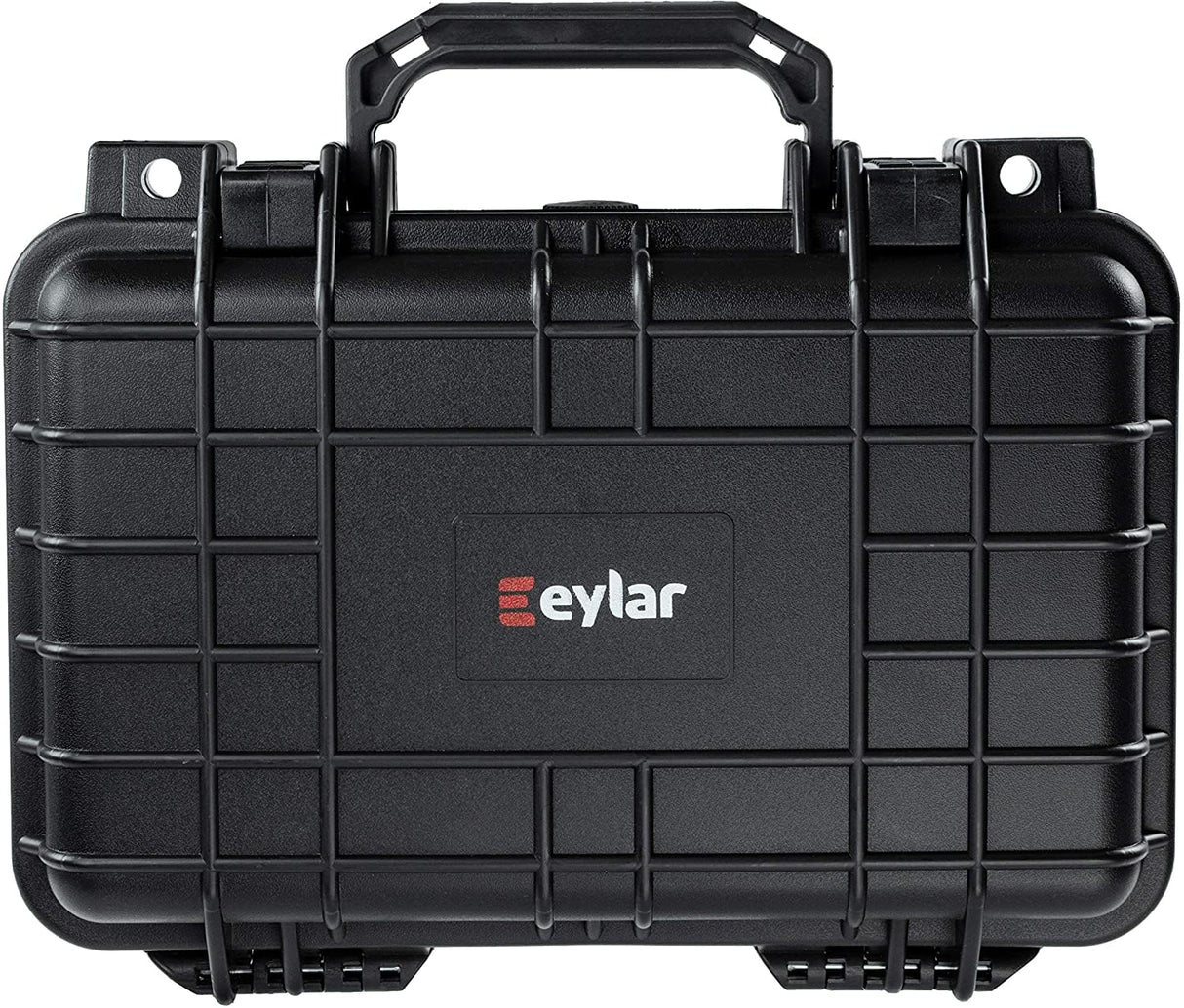 Eylar Tactical Hard Gun Case Water & Shock Proof With Foam TSA Approved 11.6 Inch 8.3 Inch 3.8 Inch (Black) Eylar