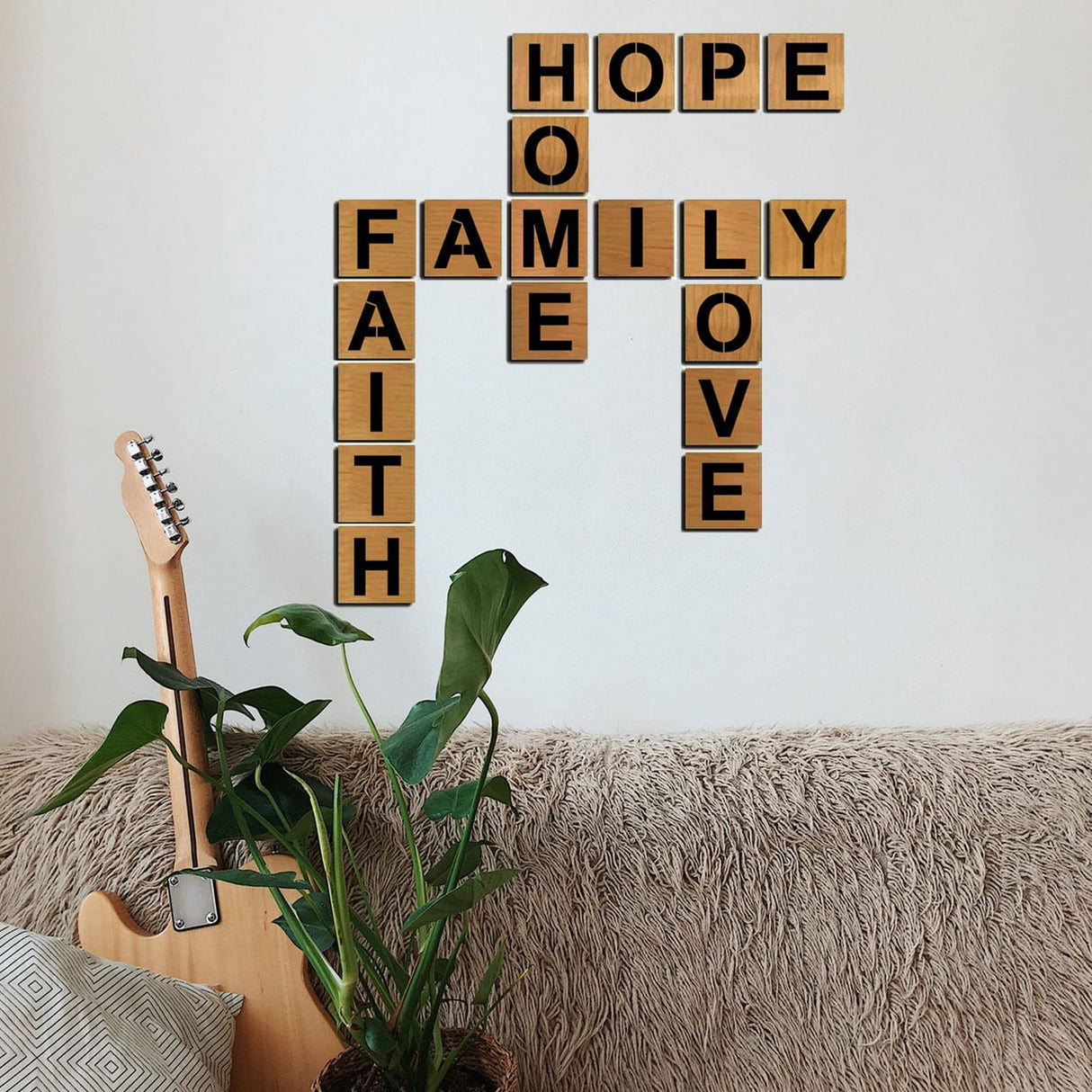 4 Inch Letter Stencils and Numbers, 36 Pcs Alphabet Art Craft Stencil, Reusable Plastic Templates for Wood, Wall, Fabric, Rock, Signage (4 Inch) YEAJON