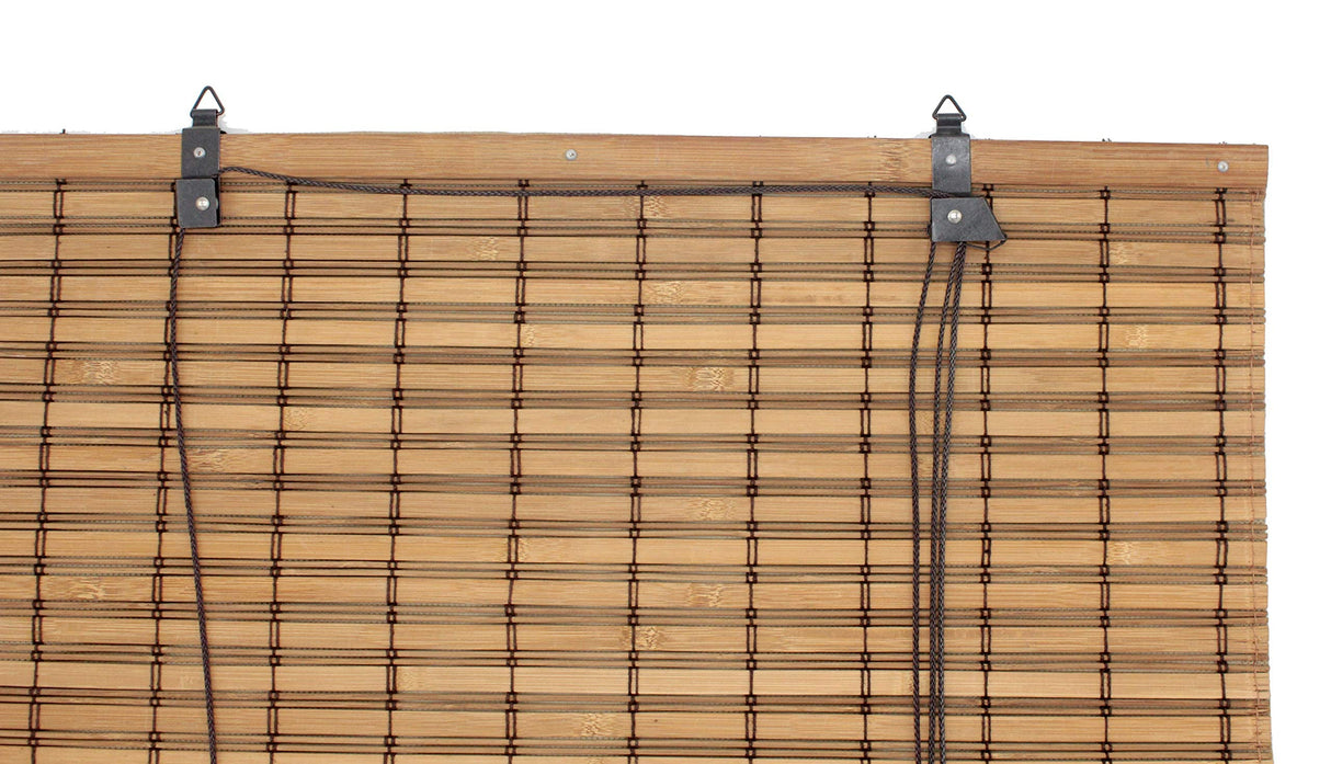 Seta Direct, Brown Bamboo Slat Roll Up Blind - 95-Inch Wide by 72-Inch Long Seta Direct