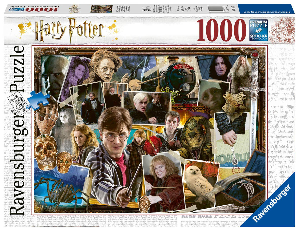 Ravensburger Harry Potter vs Voldemort 1000 Piece Jigsaw Puzzle for Adults - 15170 - Every Piece is Unique, Softclick Technology Means Pieces Fit Together Perfectly Ravensburger