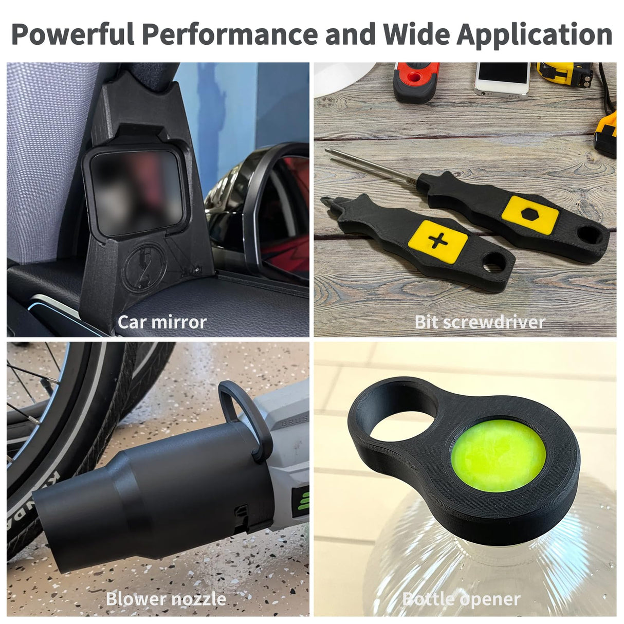 IEMAI Carbon Fiber Nylon Filament 1.75mm, Black PA6-CF 1kg Spool, High-Temp & Wear Resistant, High Strength & Rigidity 3D Filament for Functional Parts & Industrial Tools IEMAI